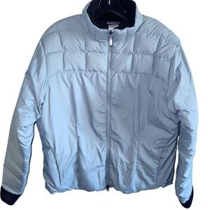 Patagonia Down Filled Puffer Jacket Coat Size XL Womens Light Blue 28440F5